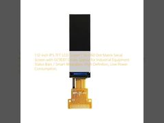 صفحه نمایش LCD TFT IPS 1.12 اینچی | صفحه نمایش سریال ماتریس نقطه ای 50×160 با درایور GC9D01، ویژه برای نوارهای وضعیت تجهیزات صنعتی / پوشیدنی های هوشمند، با وضوح بالا، مصرف انرژی کم،