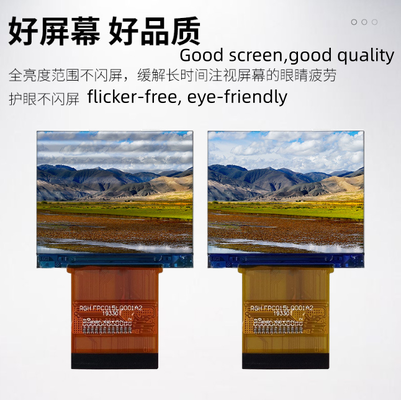 1.5 inch square 320*240 RGB LCD module with RGB interface 400c/d brightness and driver IC ILI9342C for smart wear application etc