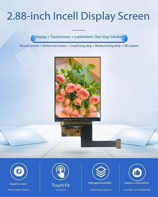 2.8" IPS TFT Module with 480X640 Resolution MIPI Interface and 500nit Brightness