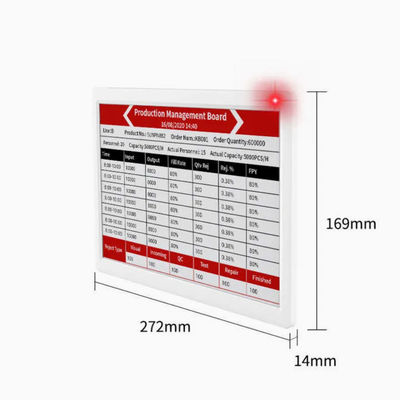 11صفحه نمایش ۶ اینچ E Ink Display بزرگ Epaper سوپرمارکت برچسب های قیمت مدیریت متمرکز نمایش اطلاعات غنی تر