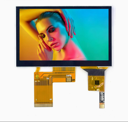 4.3 اینچ آی پی اس ال سی دی 480 * 272 ظرفیت صفحه لمسی RGB رابط 40 پین ماژول ال سی دی
