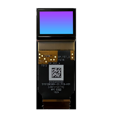 0صفحه نمایش میکرو OLED ۷۲ اینچی با وضوح ۱۹۲۰*۱۲۰۰ و 2000 Cd/m2 روشنایی ۶۱ پین رابط MIPI