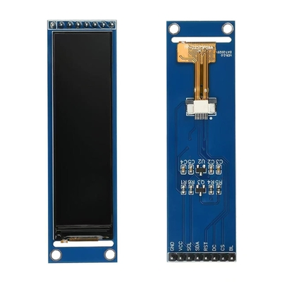 2.25 اینچ ماژول نمایش tft با PCB 76 * 284 نقطه 12:00 ساعت 4 سیم رابط SPI 300nits