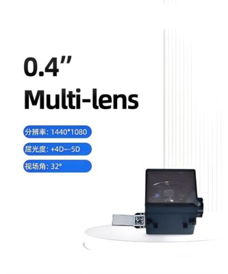 ¥ 0.4 اینچ HD EVF ¥ الیکترونیک ویو فایندر نوع C راه حل 1440 × 1080 وضوح مناسب برای تجهیزات صنعتی / ابزار پزشکی / تلسکوپ PPI بالا کم تاخیر
