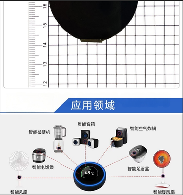 1.75 Inch AMOLED Display Module with 700nit Brightness 466RGB x 466 Resolution and QSPI/MIPI Interface,Driving IC CO5300,TP IC CST9217