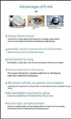 3.52 inch E-paper Display with 240x360 Resolution and 180° View Angle
