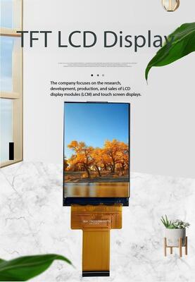 نمایشگر 2.35 اینچی IPS TFT با روشنایی بالا با رزولوشن 320(RGB)x480 و رابط RGB 700nits ST7701S IC 5LEDS All View Intrument testing